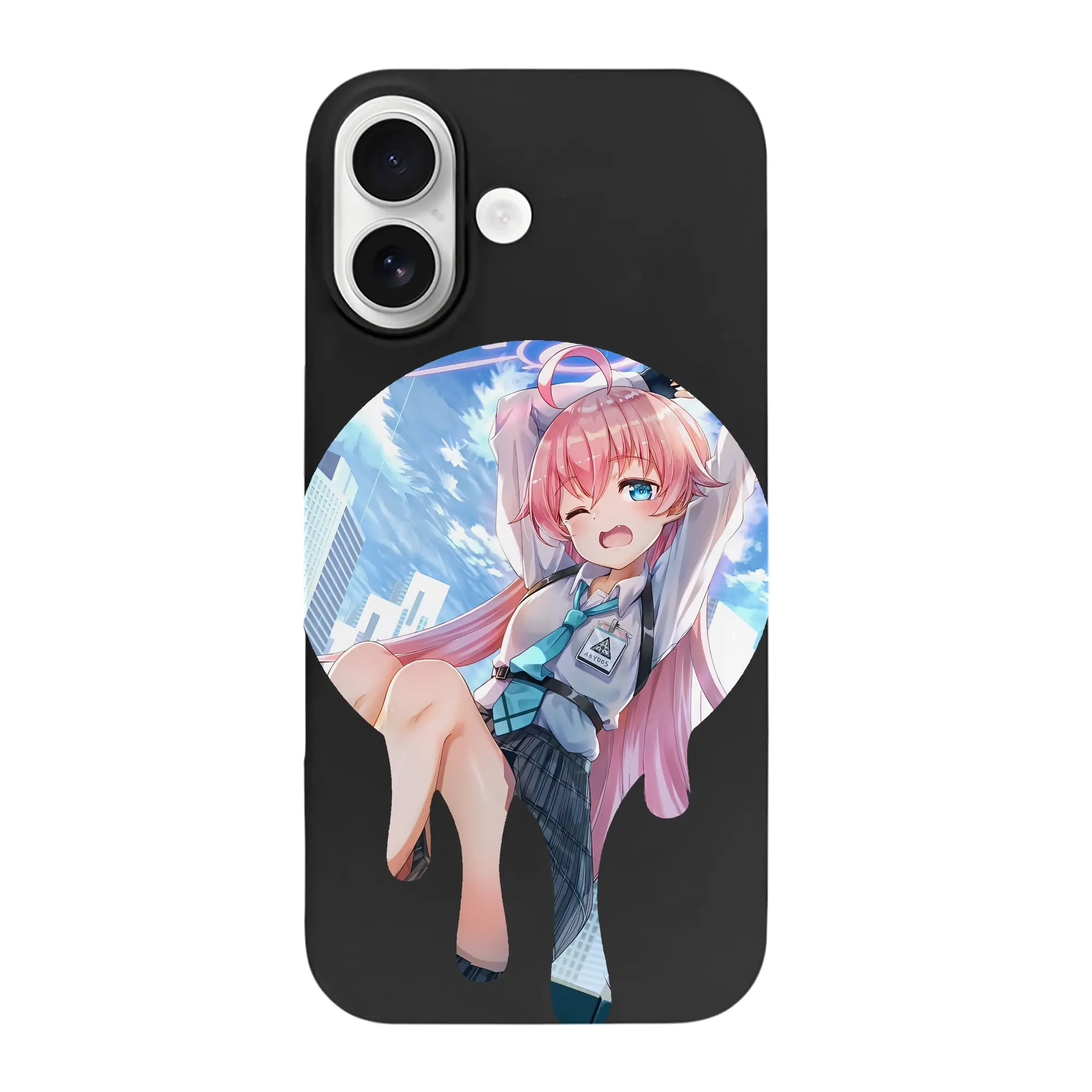 ブルーアーカイブ グッズ 小鳥遊ホシノ - iPhone 17 シリーズ シリコンケース 薄型 耐衝撃 指紋防止 ソフトタッチカバー 精密フィット 傷防止 保護ケース iPhone 17/17 Air/17 Pro/17 Pro Max 対応